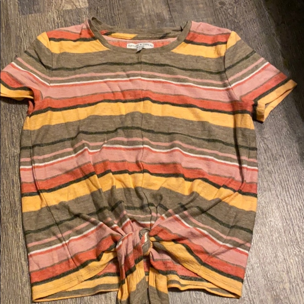 Madewell Tie Front Shirt